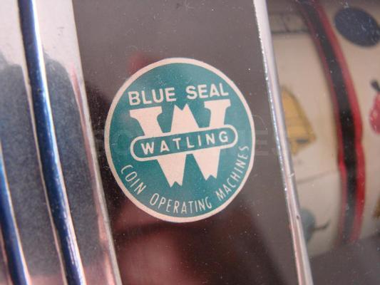 1929 5 Cent Watling Blue Seal Slot Machine with Mint Vendor Image