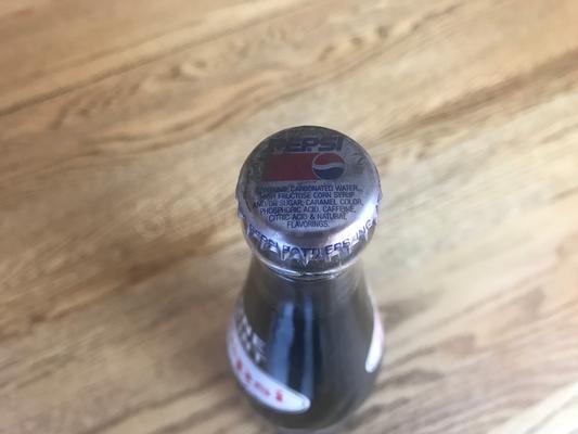 1971 Pepsi Cola 16 oz Full Bottle Image