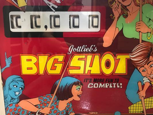 1974 Gottlieb Big Shot Pinball Machine Image
