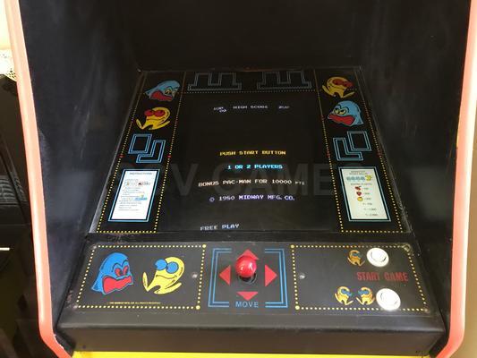 1980 Midway Pac-Man Upright Video Machine Image