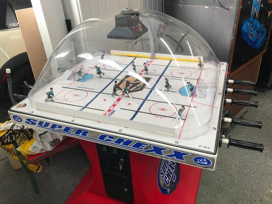 1983 ICE Super Chexx Hockey Arcade Machine Image