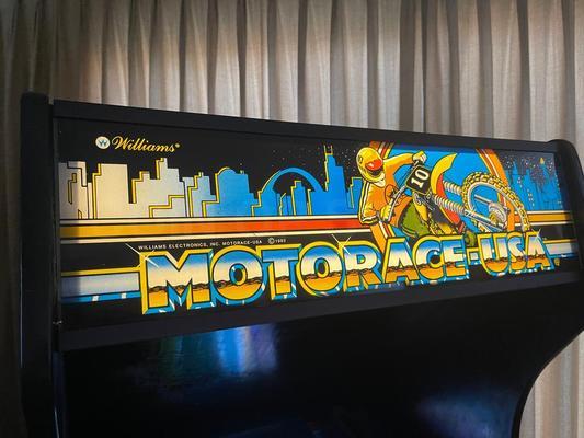 1983 Williams MotoRace USA Upright Arcade Machine Image