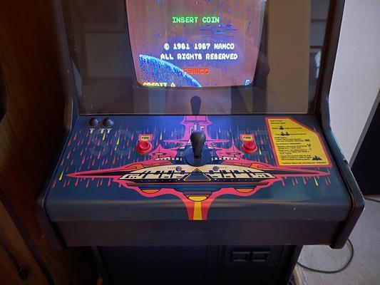 1987 Atari Namco Galaga 88 Upright Arcade Machine Image