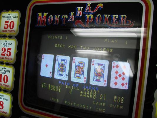 1988 Foxtronix Video Poker Upright Machine Image