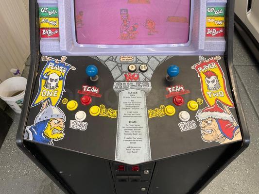 1990 Midway Pigskin 621 A.D. Upright Arcade Machine Image