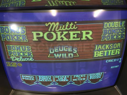 1994 IGT Video Multi Poker Machine with Stand Image