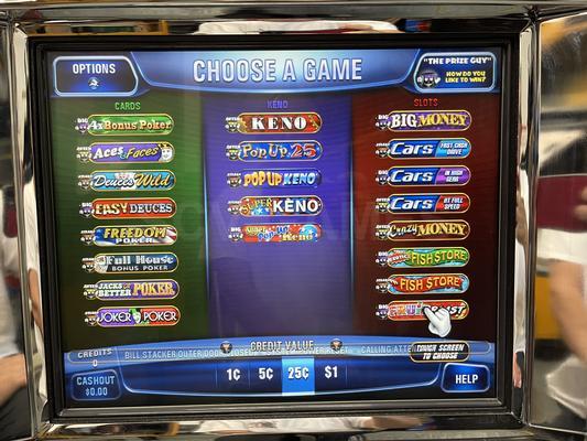 2009 Incredible Technologies Magic Touch Money Slot Machine Image