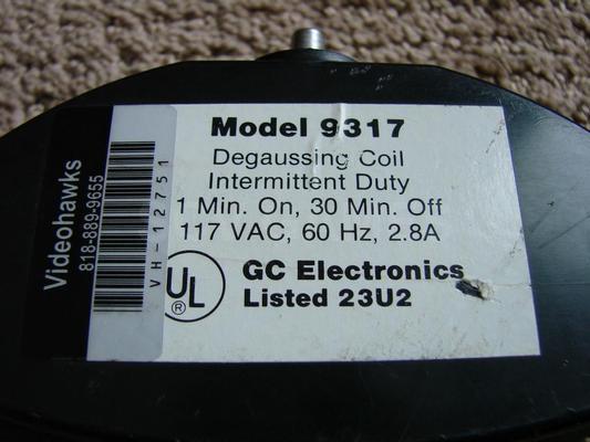 GC Waldom Degaussing Coil Model 9317 Image