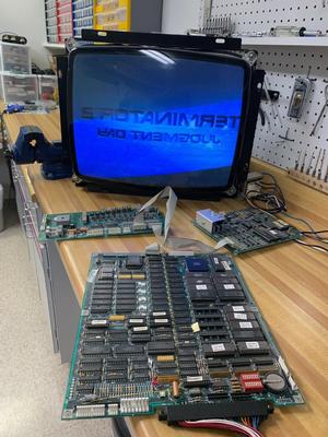 Midway Terminator 2 Judgement Day Arcade Game PCB Set Image