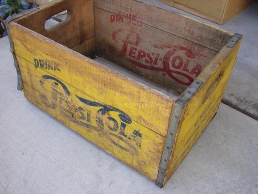 Vintage Soda Crates - Pepsi - Coca Cola - 7UP Image