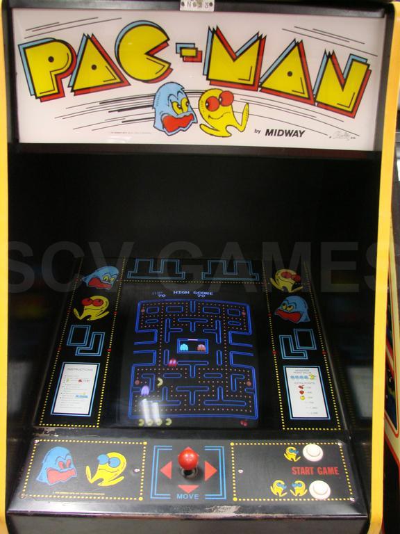 1980 Midway Pac-Man Stand Up Arcade Game