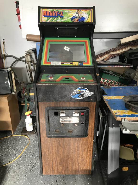 1980 Midway Rally-X Cabaret Arcade Empty Cabinet