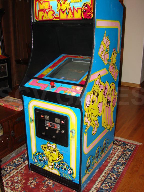 1981 Midway Ms. Pac-Man Stand Up Arcade Machine
