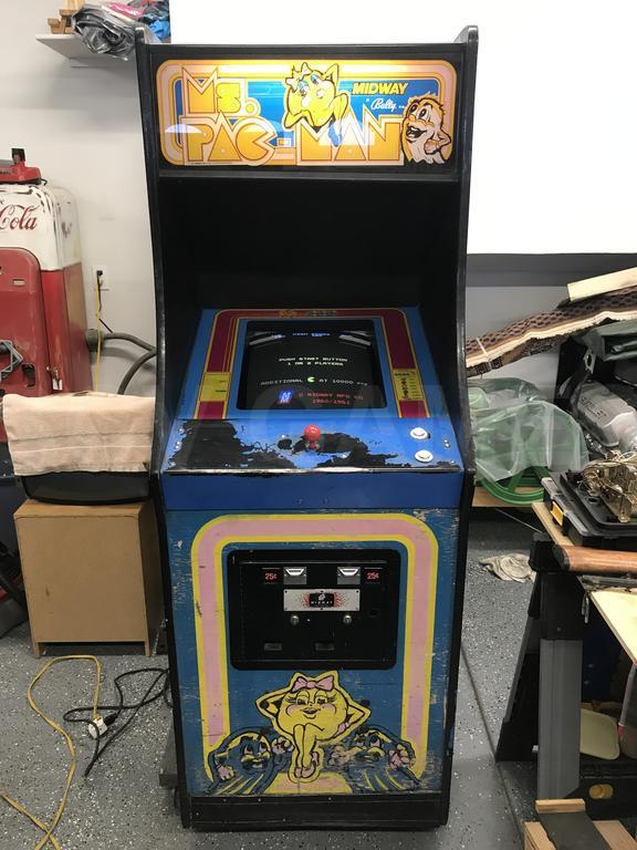 1981 Midway Ms Pac-Man Upright Arcade Machine