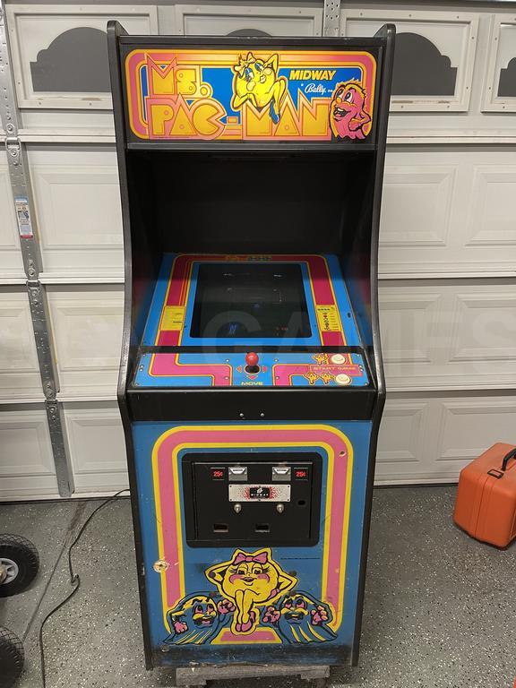 1981 Midway Ms. Pac-Man Upright Arcade Machine
