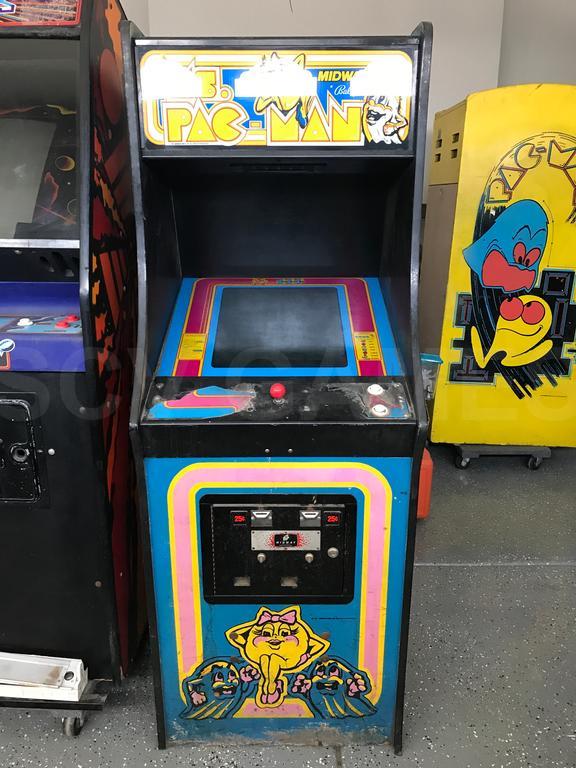 1981 Midway Ms. Pac-Man Upright Video Machine