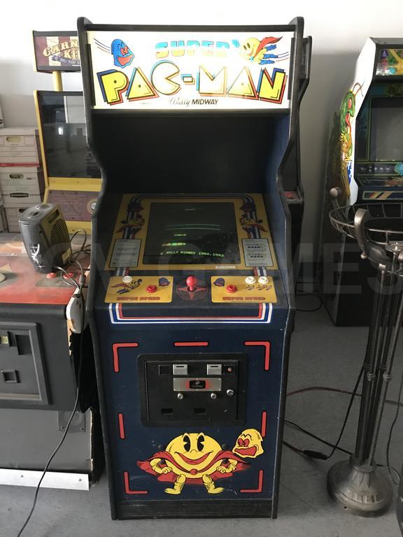 1982 Midway Super Pac-Man Upright Arcade Machine