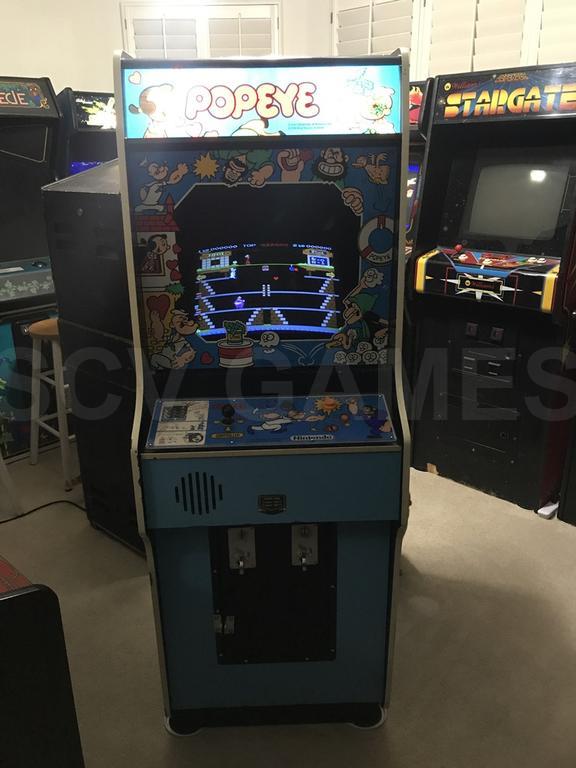 1982 Nintendo Popeye Upright Arcade Video Machine