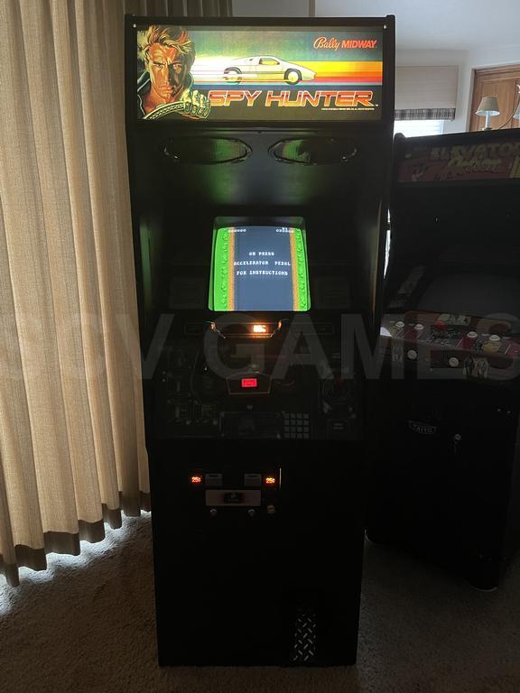 1983 Bally Midway Spy Hunter Upright Arcade Video Machine