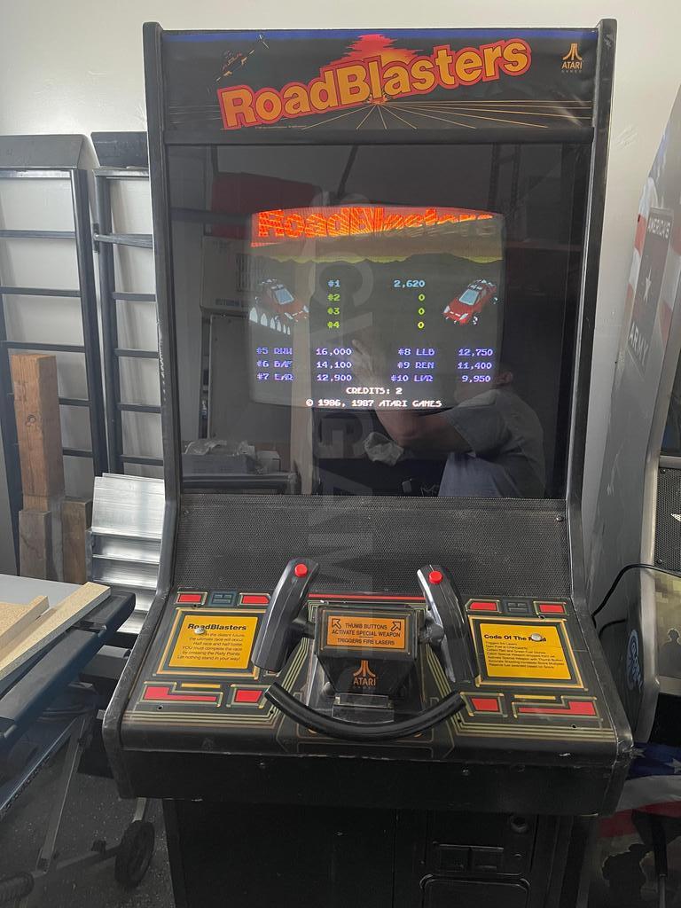 1987 Atari Road Blasters Upright Arcade Machine