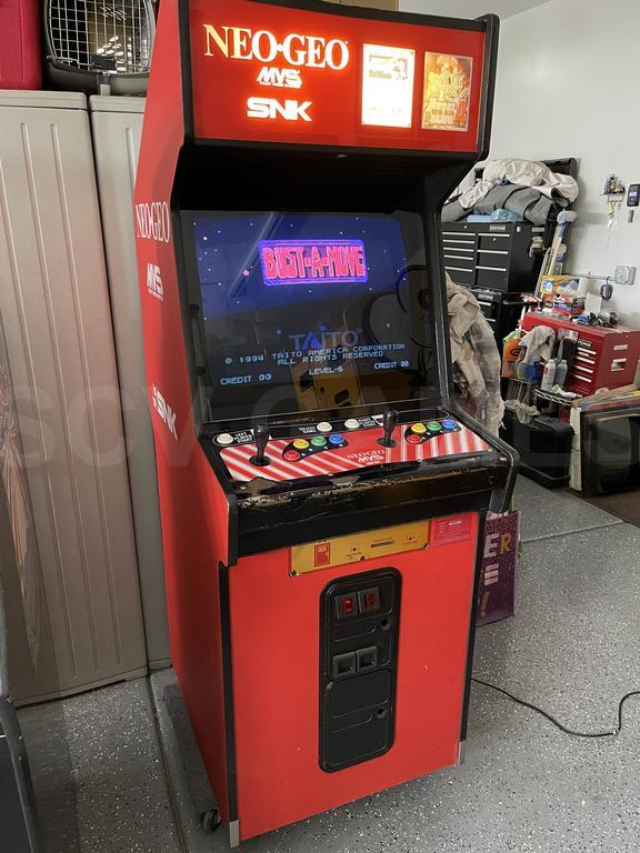 1989 SNK Neo-Geo Upright 2 Cartridge Arcade Machine