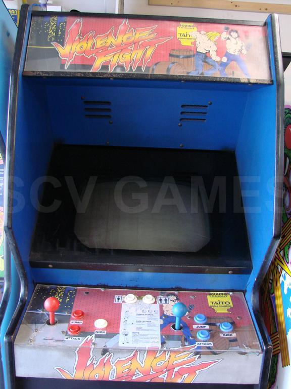 1989 Taito Violence Fight Upright Arcade Game