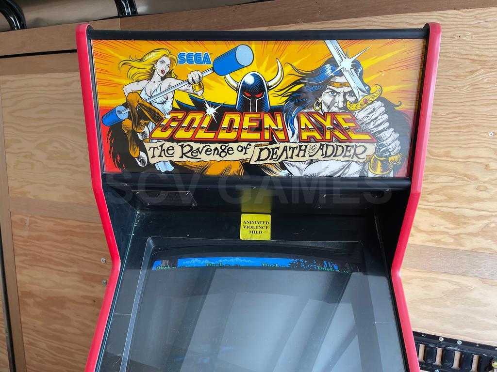 1992 Sega Golden Axe: The Revenge of Death Adder Arcade Machine