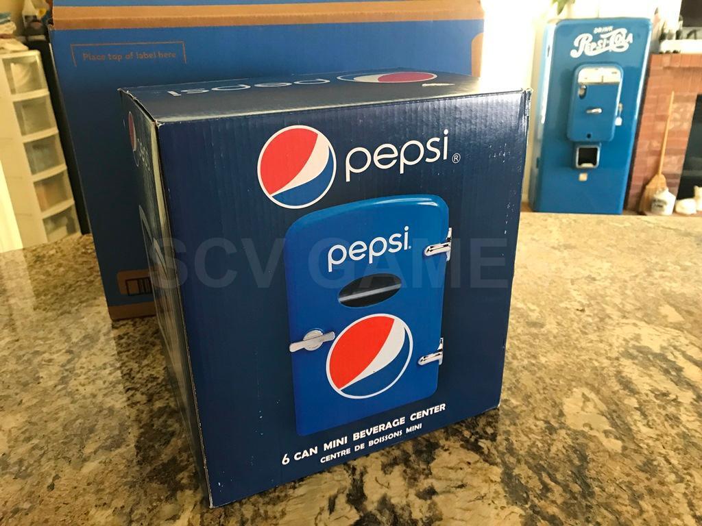 2020 Pepsi Portable 6-can Mini Fridge