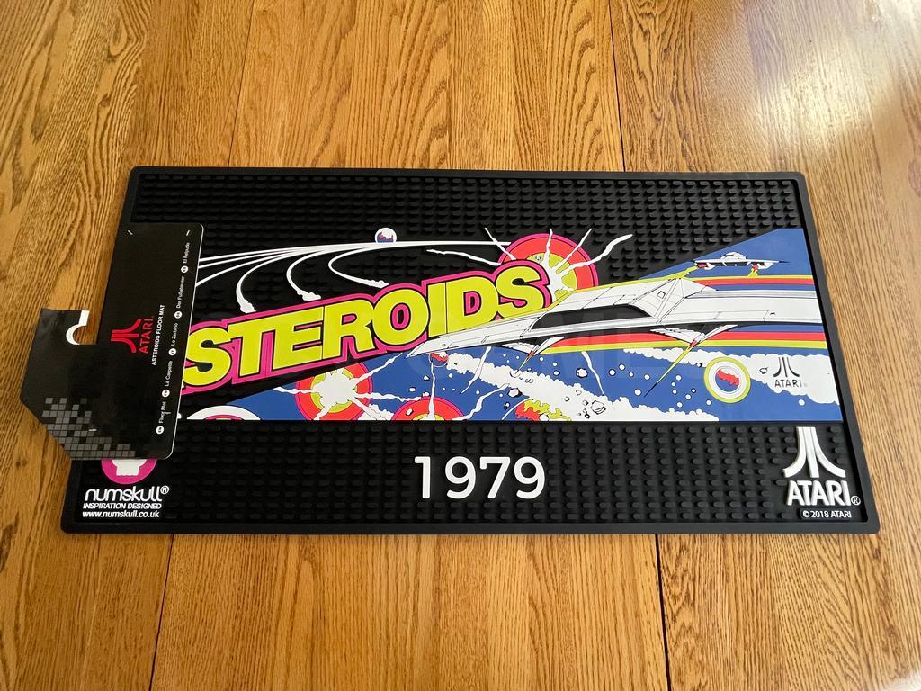 Atari Asteroids Doormat by Numskull