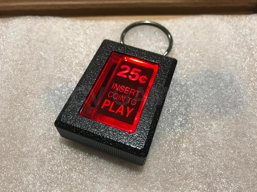 Insert Coin .25 Key Chain by RepliCade