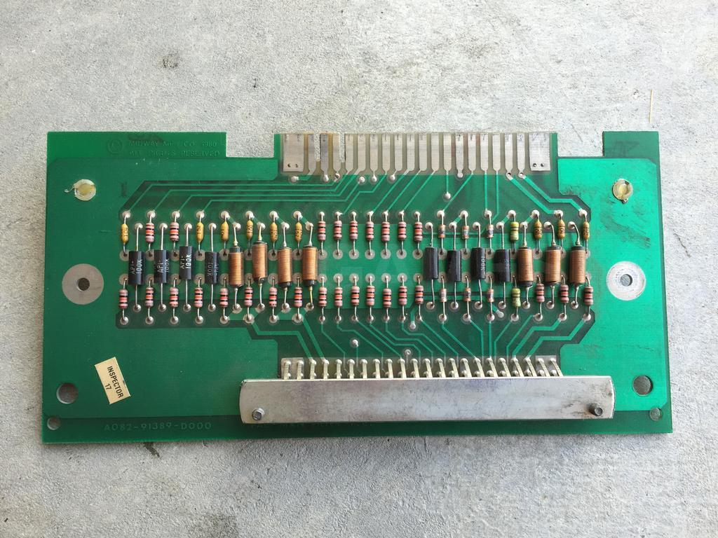 Midway Pac-Man Filter Board Tested Working