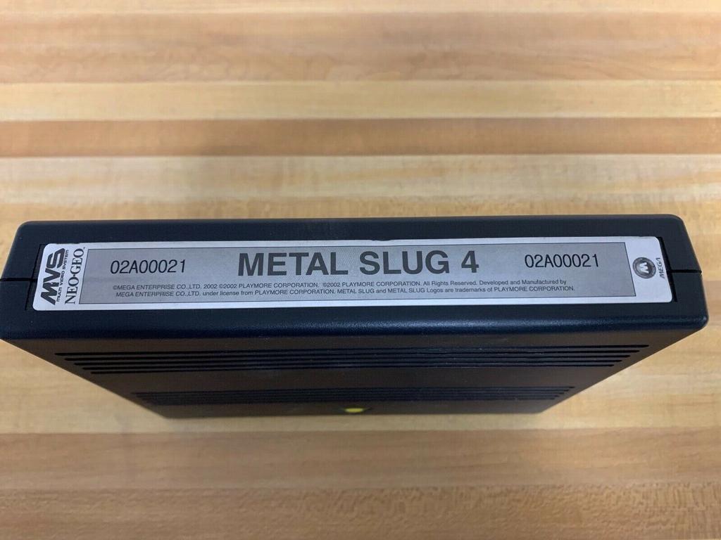 Neo Geo Metal Slug 4 MVS Cartridge