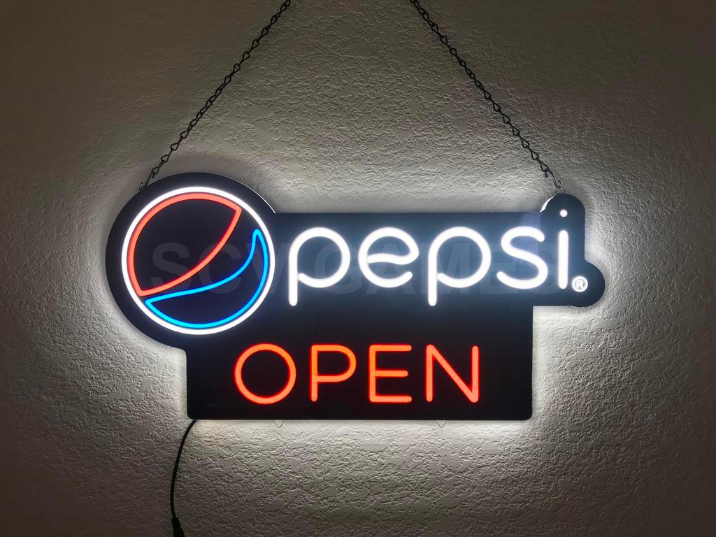 Pepsi Open LED Sign