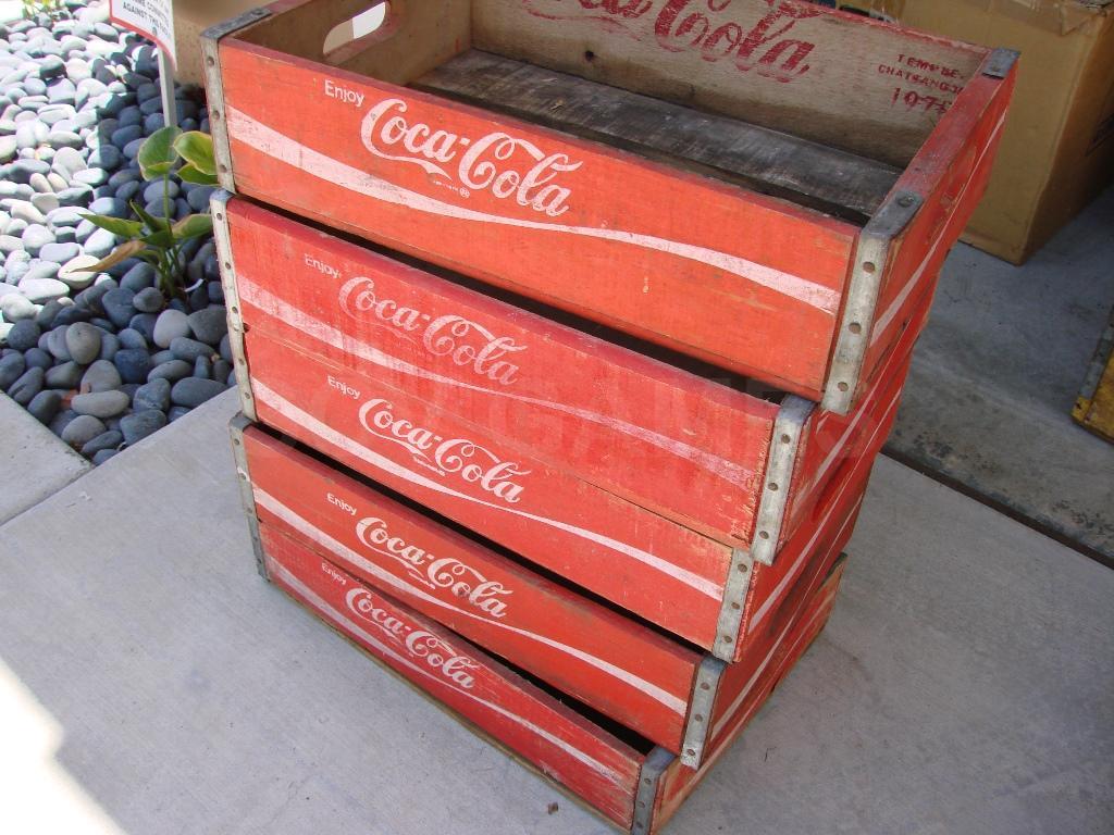 Vintage Soda Crates - Pepsi - Coca Cola - 7UP